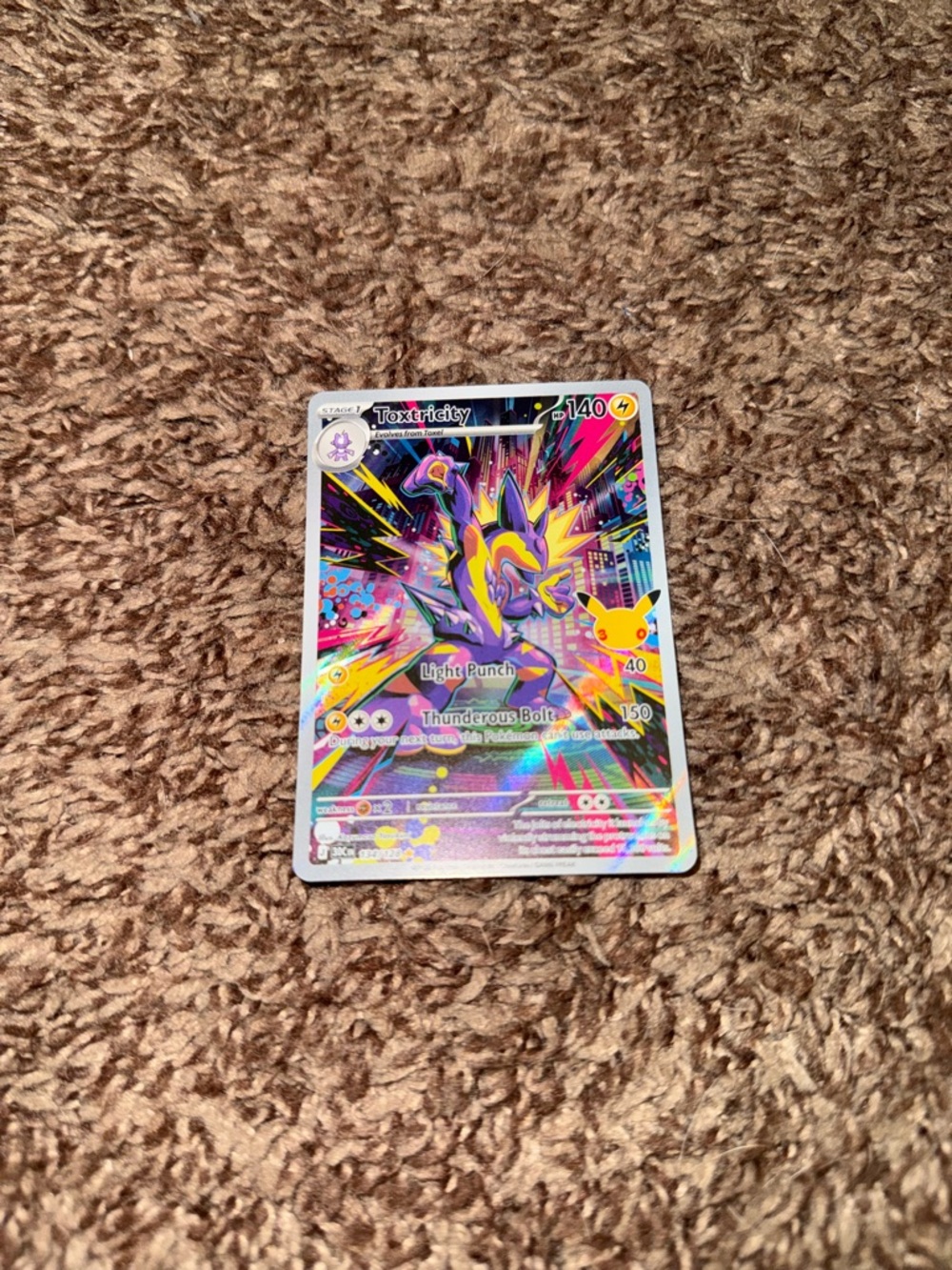 Toxtricity - Pokemon 30th Anniversary IR 134/128